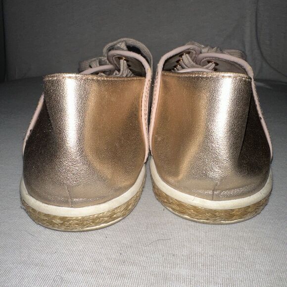 Michael Kors Woman's Kristy Slide Heel Cap Espadrille Sneakers Pink, Size 9.5 - Picture 4 of 8